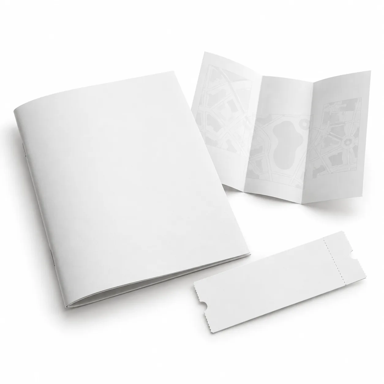 White event programme and ticket