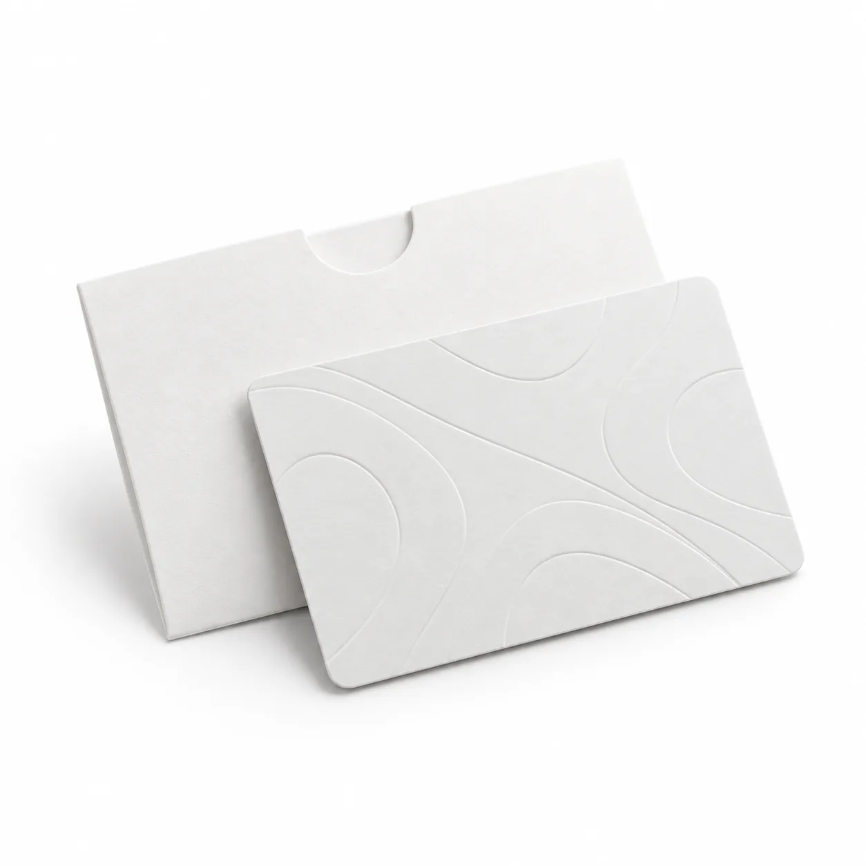 White membership card