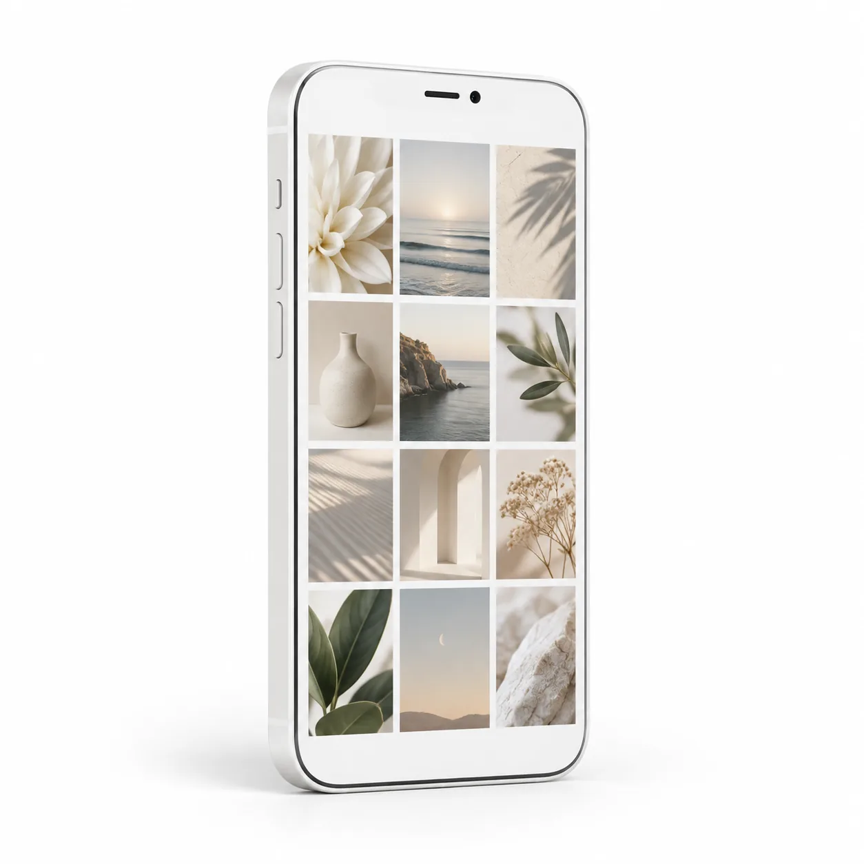 Mobile image grid example