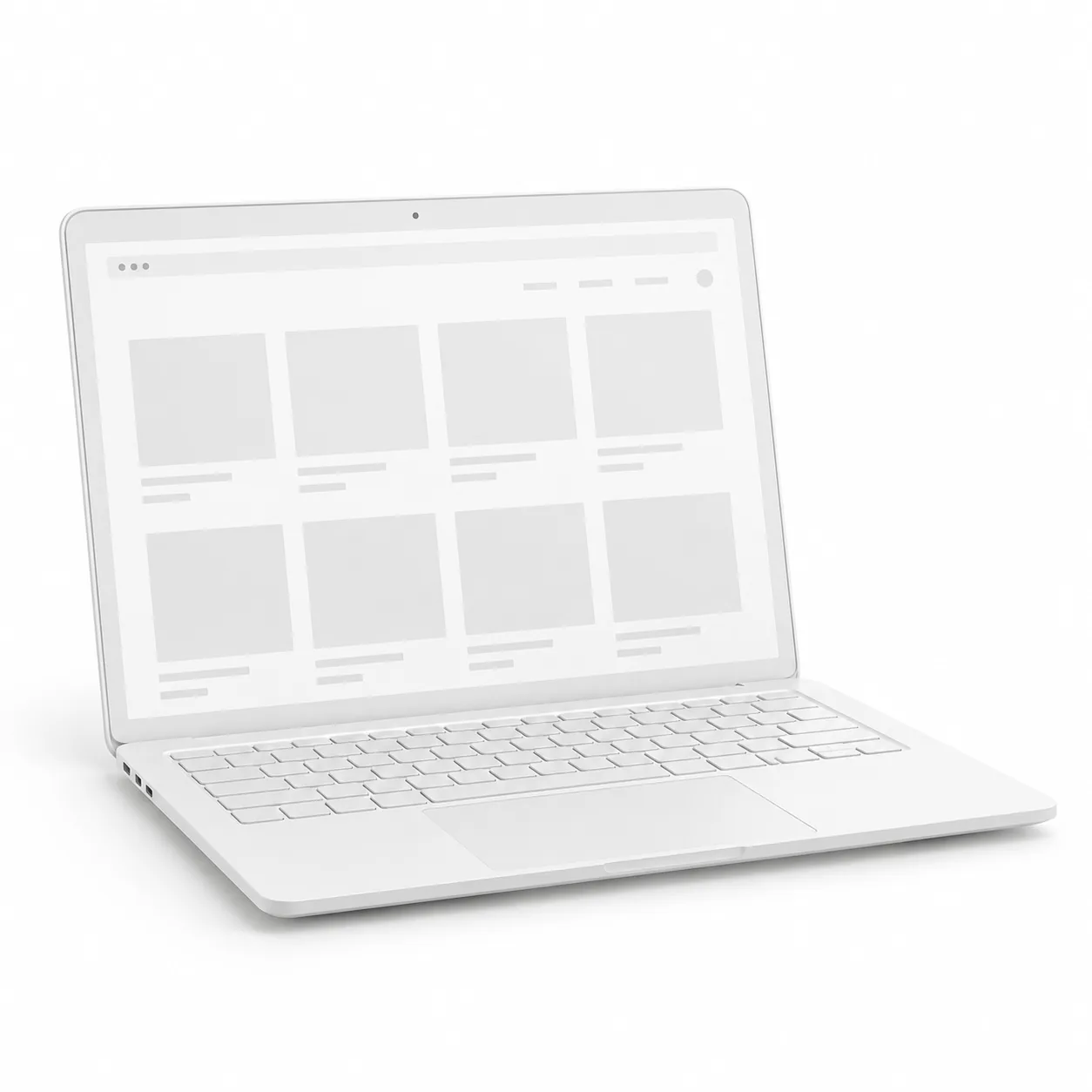 E-commerce layout example